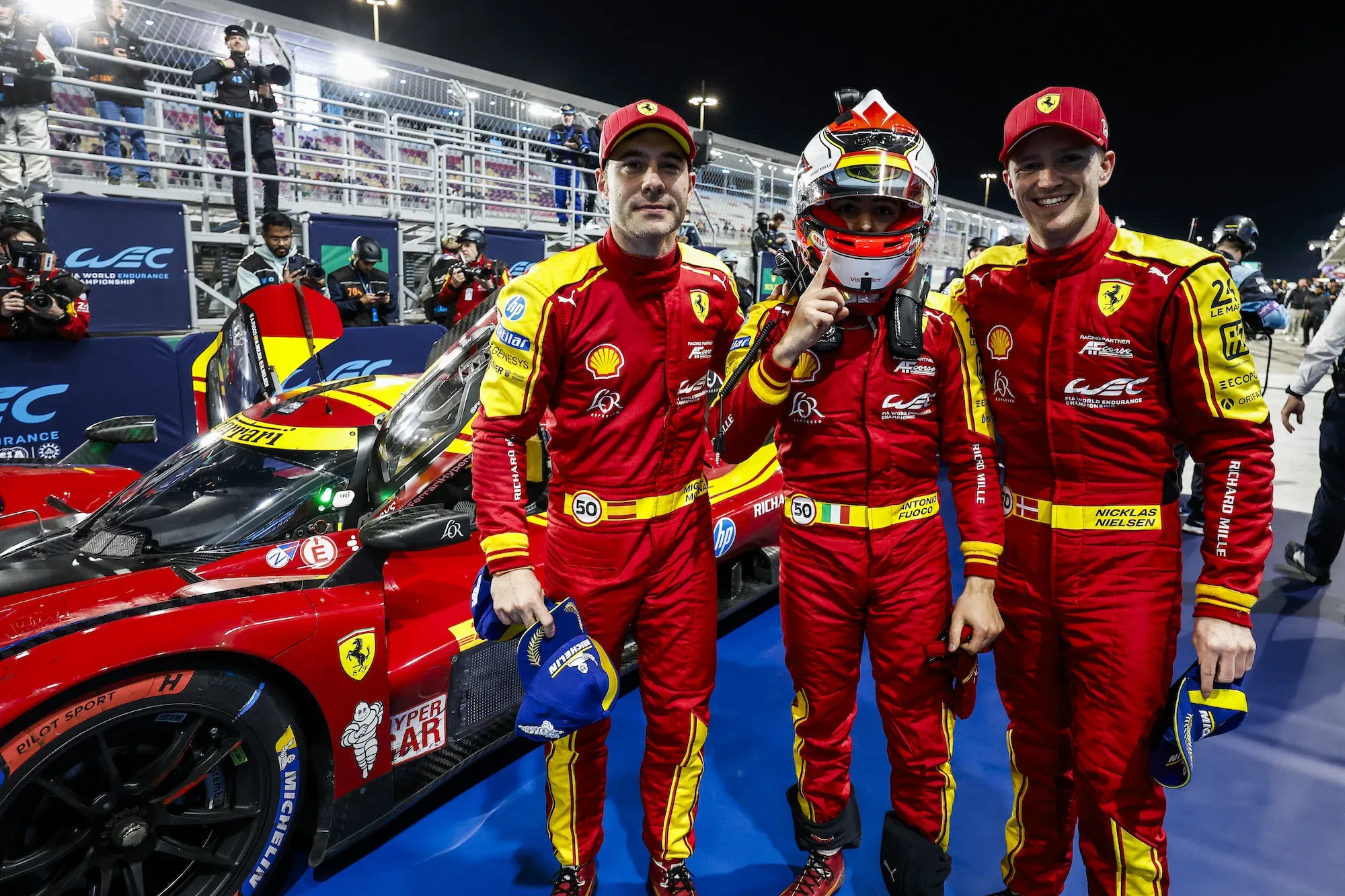 WATCH: Ferrari's behind the scenes video on Qatar hat-trick
