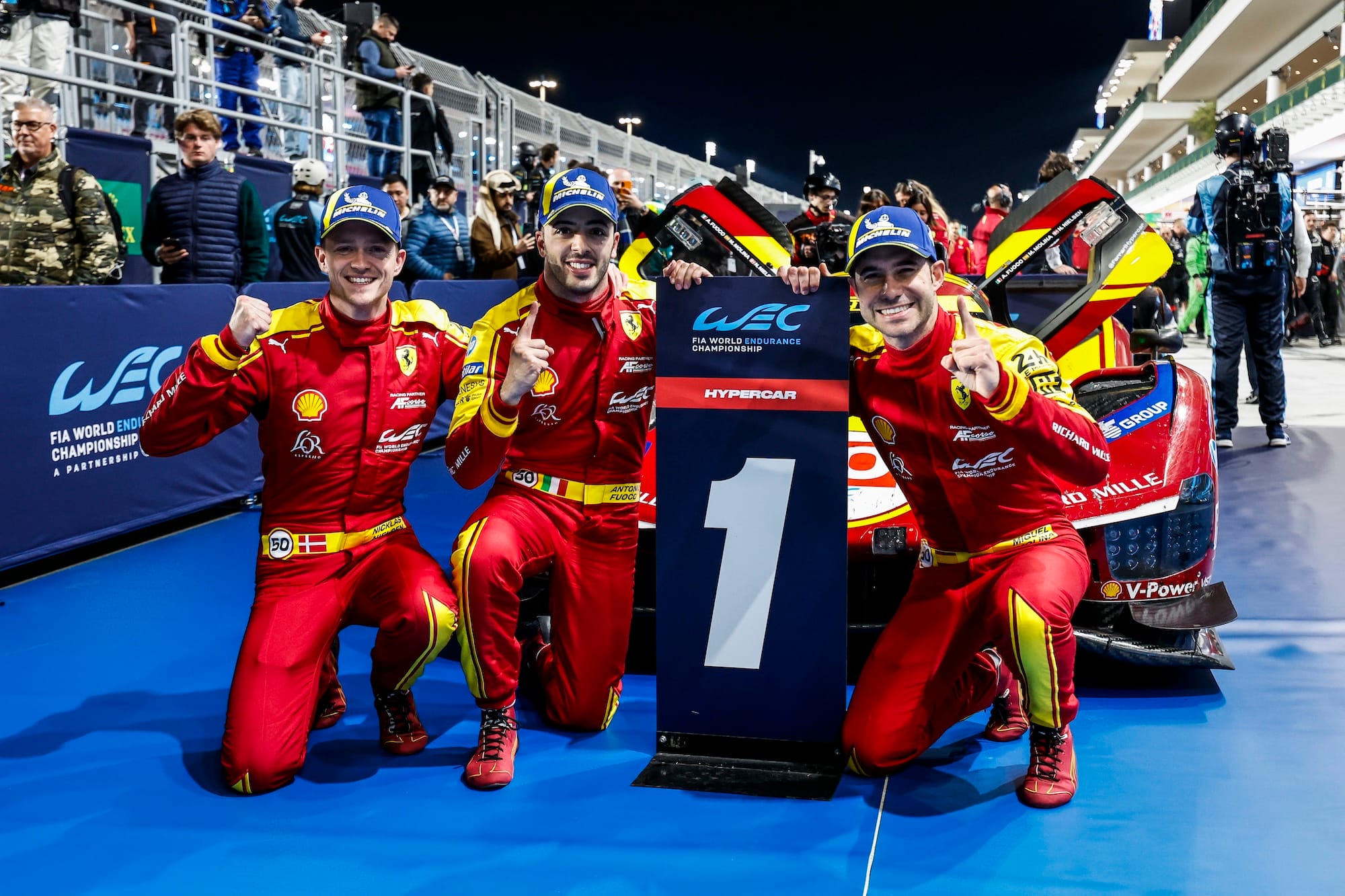 Ferrari's Qatar win starts world title bid on right foot