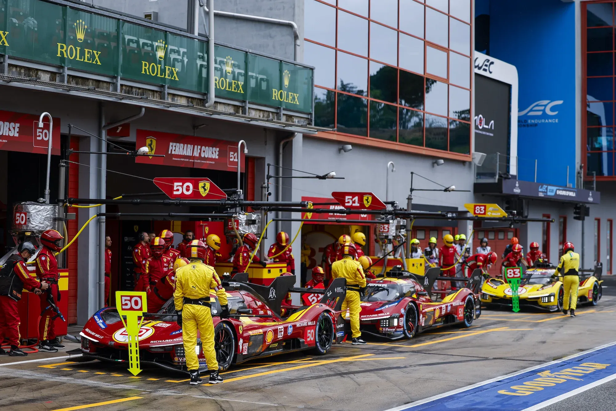 ANALYSIS: Ferrari out in front at Imola, close behind